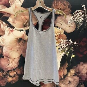 Zella striped racerback top